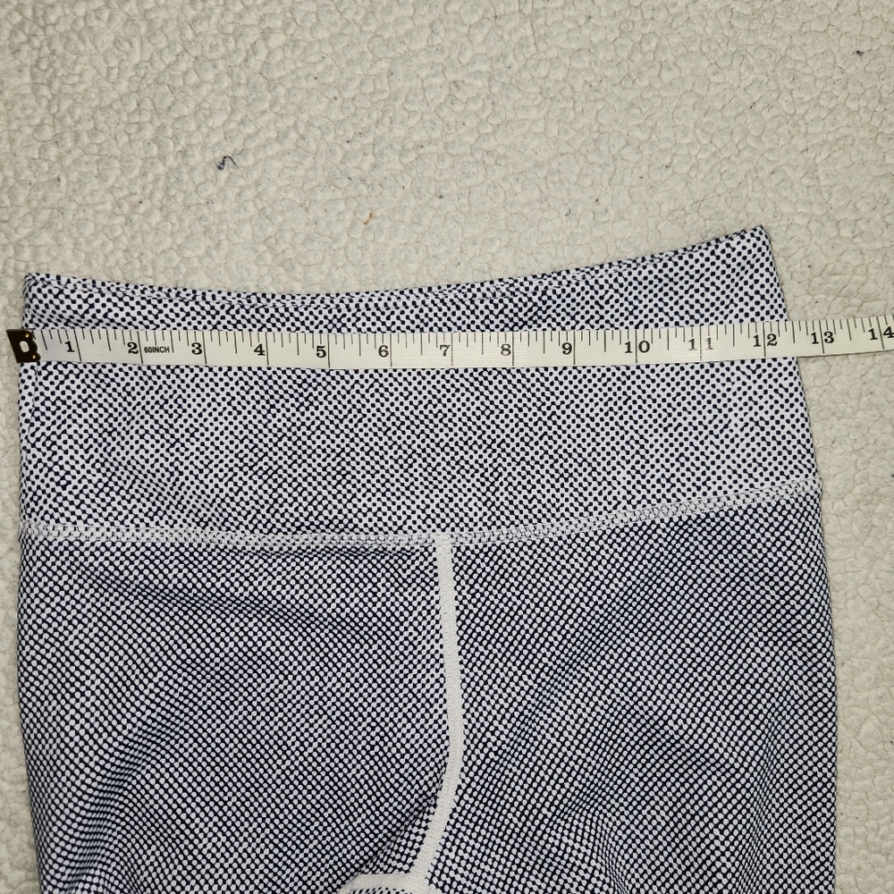 Zyia White With Black Dot Leggings Light N Tight Women's Size 4 Tummy‎ Control - Picture 6 of 8